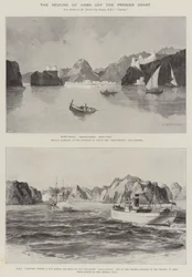 Il sequestro delle armi al largo della costa persiana